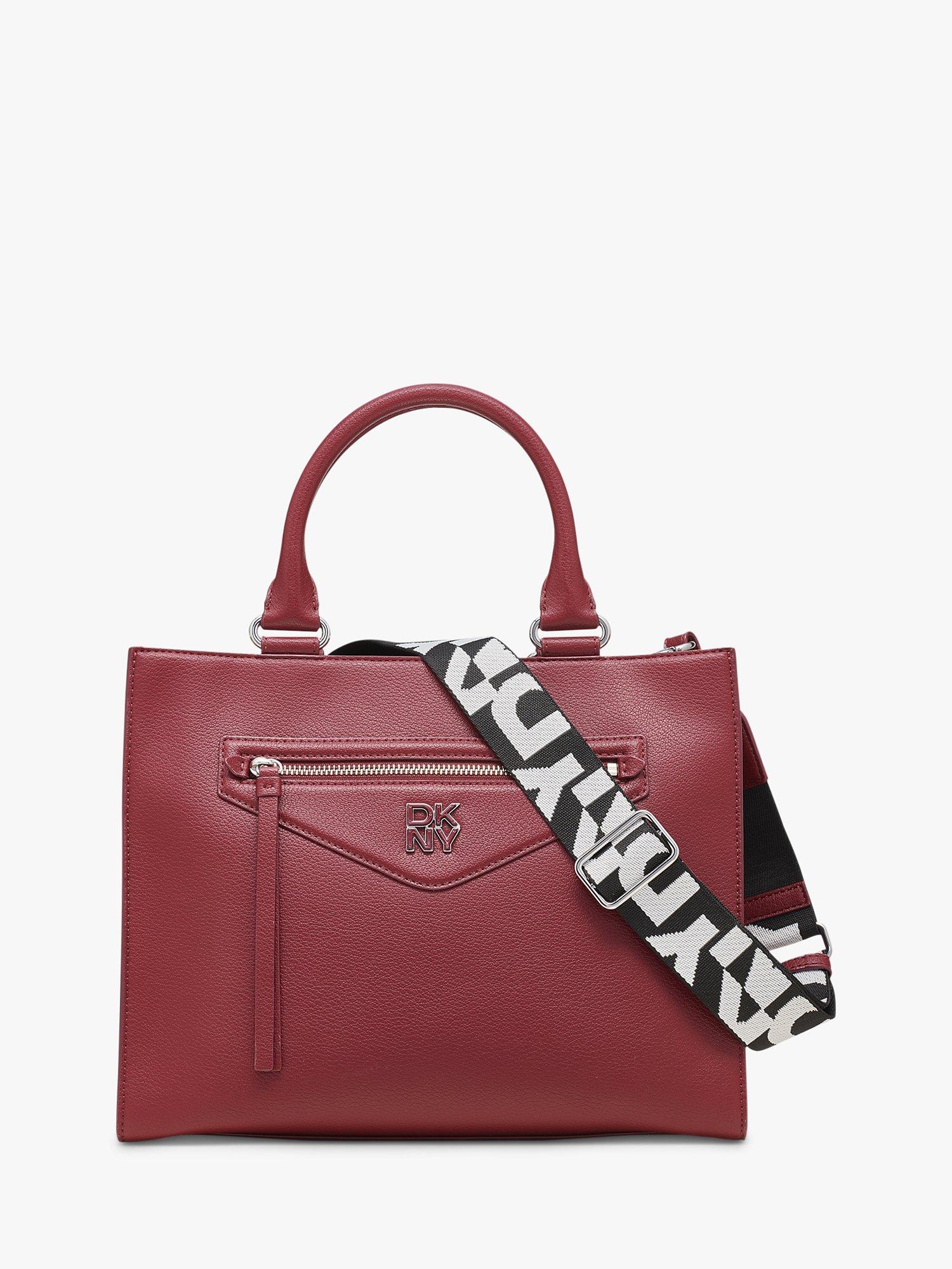 Dkny leather tote best sale