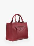 DKNY Green Point Leather Tote Bag, Burgundy