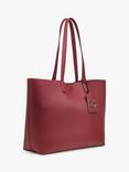 DKNY Park Slope Leather Tote Bag, Burgundy