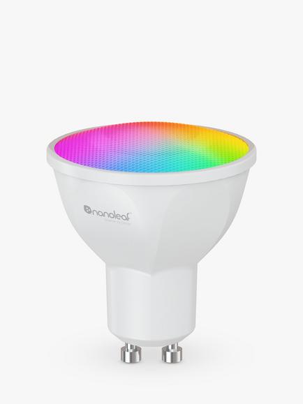 Nanoleaf Essentials Matter GU10 LED Smart Colour Change Light Bulb, White