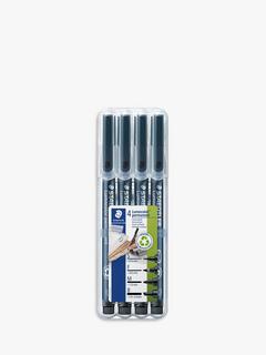 STAEDTLER Lumocolor Permanent Pens, Pack of 4, Multi