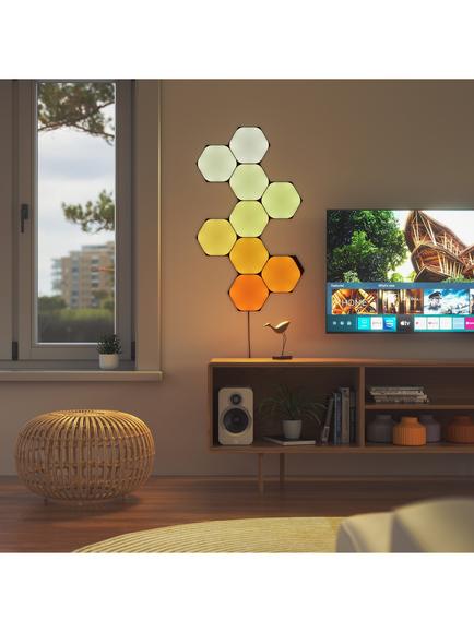 Nanoleaf Shapes Ultra Black Hexagons Expansion Pack, 3 LED Panels - view 2, 