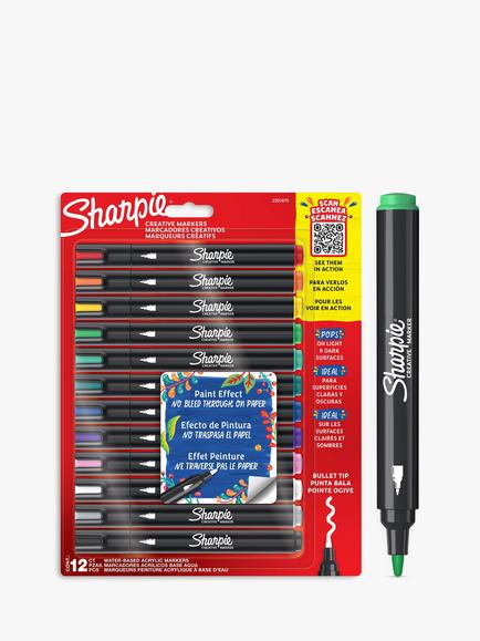 Sharpie Creative Marker Pens, Pack of 12, Multi, Multi
