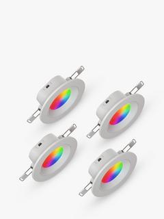 Nanoleaf Essentials Matter Smart Recessed LED Downlight Bulb, Pack of 4