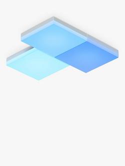 Nanoleaf Skylight Smart Modular Ceiling Light Starter Kit, 3 LED Panels, 