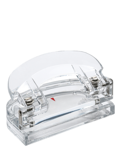 Osco Acrylic Hole Punch, Clear, Clear