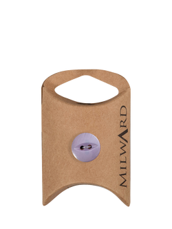 Milward 2 Hole Buttons, 14mm, Pack of 8, Purple