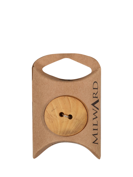 Milward 2 Hole Oval Wood Buttons, 14mm, Pack of 5, Wood