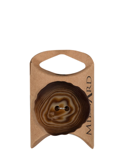 Milward 2 Hole Wood Look Buttons, 35mm, Pack of 2, Wood