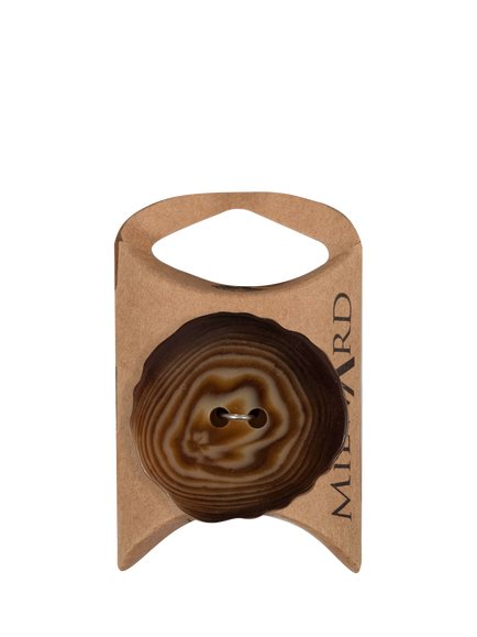 Milward 2 Hole Wood Look Buttons, 35mm, Pack of 2, Wood