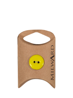 Milward 2 Hole Coconut Buttons, 18mm, Pack of 6, Lime