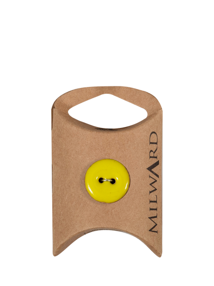 Milward 2 Hole Coconut Buttons, 18mm, Pack of 6, Lime