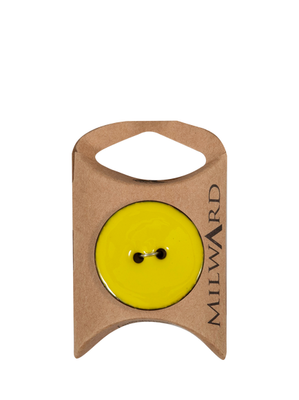 Milward 2 Hole Coconut Buttons, 30mm, Pack of 3, Lime