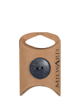 Milward 2 Hole Leather Look Buttons, 23mm, Navy, Pack of 5