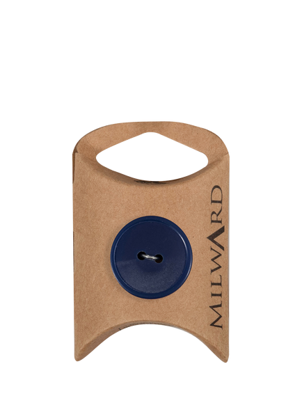 Milward 2 Hole Rim Buttons, 23mm, Pack of 4, Navy