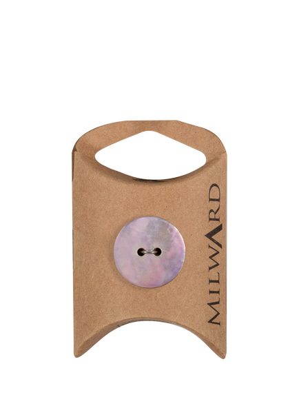 Milward 2 Hole Mother of Pearl Buttons, 20mm, Pack of 6, Mother Of Pearl