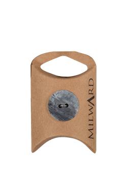 Milward 2 Hole Marbled Buttons, 20mm, Pack of 7, Grey Marble