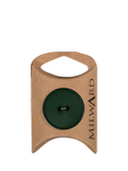 Milward 4 Hole Rim Buttons, 27mm, Pack of 4, Dark Green