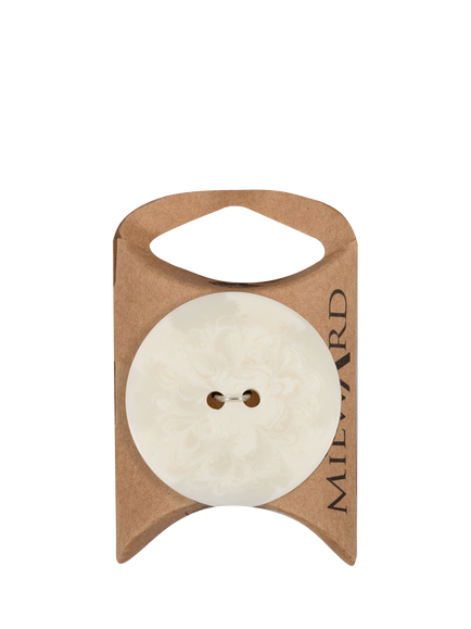 Milward 2 Hole Buttons, 38mm, Pack of 2, Beige