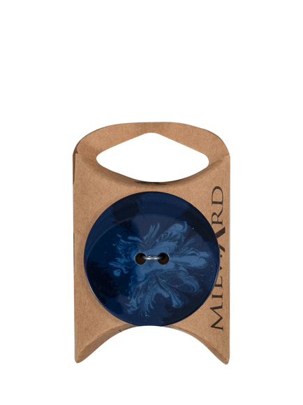 Milward 2 Hole Buttons, 38mm, Pack of 2, Navy