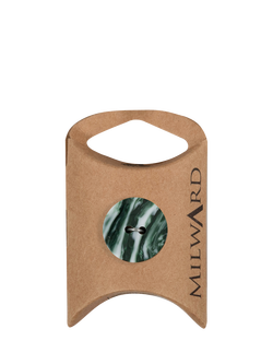 Milward 2 Hole Marbled Buttons, 20mm, Pack of 7, Army Marble