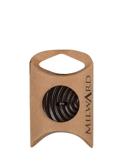 Milward 2 Hole Grooved Buttons, 25mm, Brown, Pack of 4, Brown