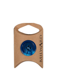 Milward 4 Hole Marble Rim Buttons, Blue, Pack of 3