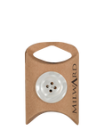 Milward 4 Hole Rim Buttons, 25mm, White, Pack of 4