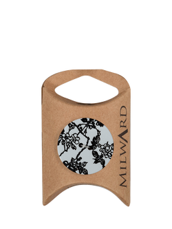 Milward Floral Buttons, 27mm, Pack of 4, White