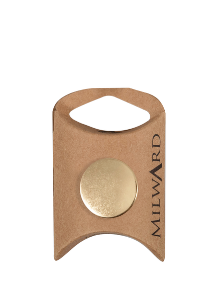 Milward Metal Shank Buttons, 22mm, Gold, Pack of 6, Gold