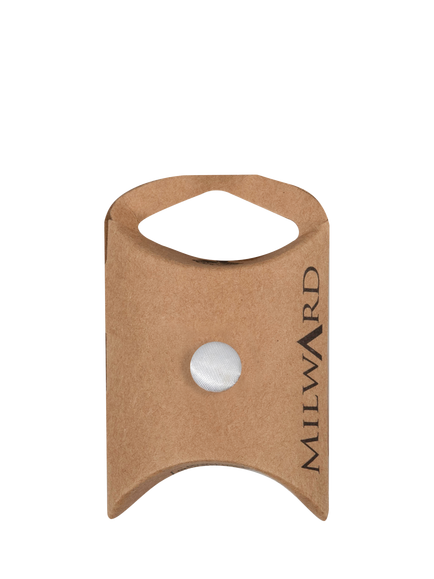 Milward Shank Buttons, 10mm, White, Pack of 8, White