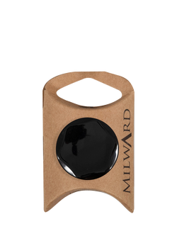 Milward Shank Buttons, 30mm, Black, Pack of 2, Black