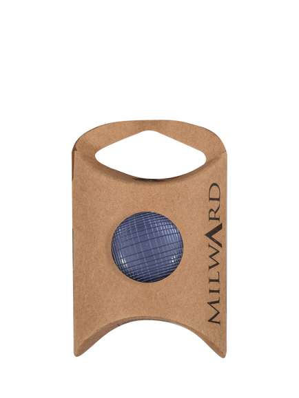 Milward Check Shank Buttons, 20mm, Navy, Pack of 5, Navy