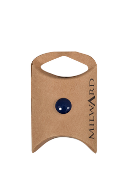 Milward Shank Faceted Buttons, 11mm, Pack of 10, Blue