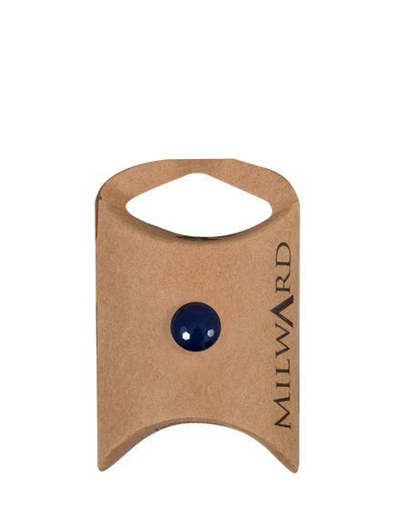 Milward Shank Faceted Buttons, 11mm, Pack of 10, Blue