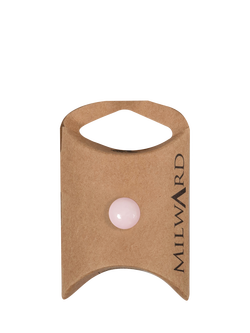Milward Shank Faceted Buttons, 11mm, Pack of 10, Pink