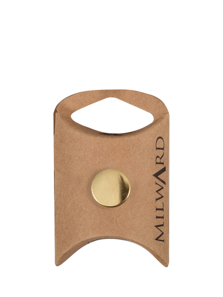 Milward Metal Shank Buttons, 15mm, Gold, Pack of 10, Gold