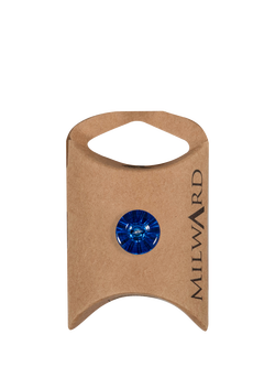 Milward Shank Flat Buttons, 13mm, Bright Blue, Pack of 5, Blue