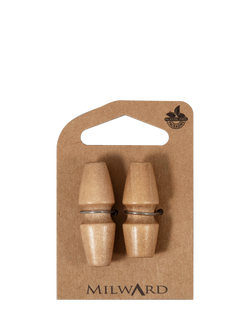 Milward Wood Duffel Toggle Buttons, 42mm, Pack of 2, Wood