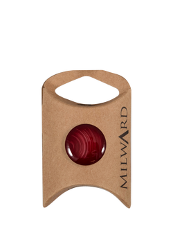 Milward Shiny Buttons, 20mm, Pack of 3, Bordeaux