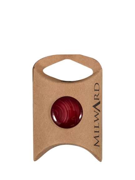 Milward Shiny Buttons, 20mm, Pack of 3, Bordeaux