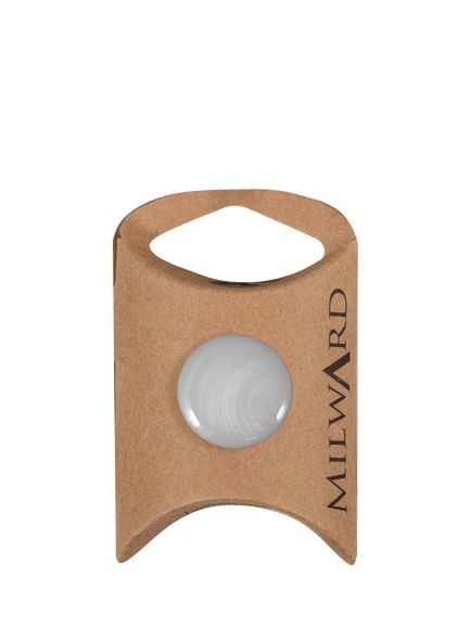 Milward Shiny Buttons, 20mm, Pack of 3, Light Grey