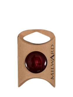 Milward Shiny Buttons, 25mm, Pack of 3, Bordeaux