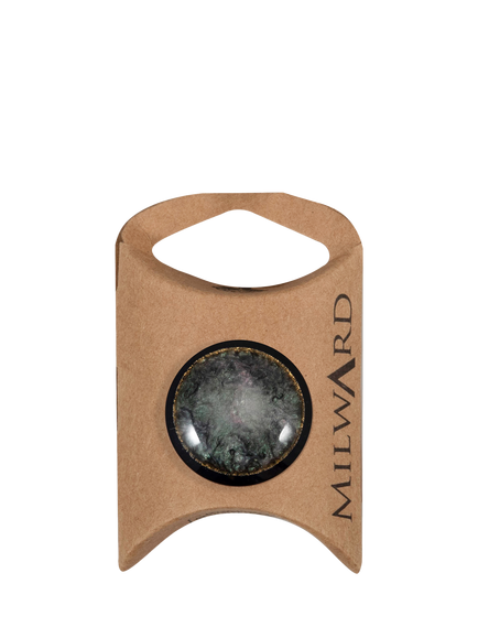 Milward Shiny Buttons, 25mm, Black, Pack of 4, Black