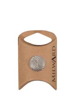 Milward Knot Buttons, 18mm, Silver, Pack of 5, Silver