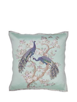 Laura Ashley Belvedere Cushion, Duck Egg, Duckegg