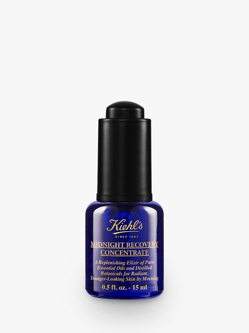Product image 1 of 6, which shows Kiehl's Midnight Recovery Concentrate Serum, 15ml
