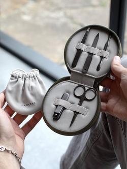 Stackers Men's Manicure Set, Green - view 2, Green