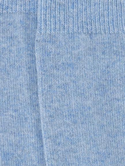 John Lewis Wool Blend Cashmere Socks - view 2, Blue