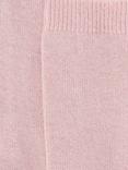 John Lewis Wool Blend With Cashmere Socks, Pink